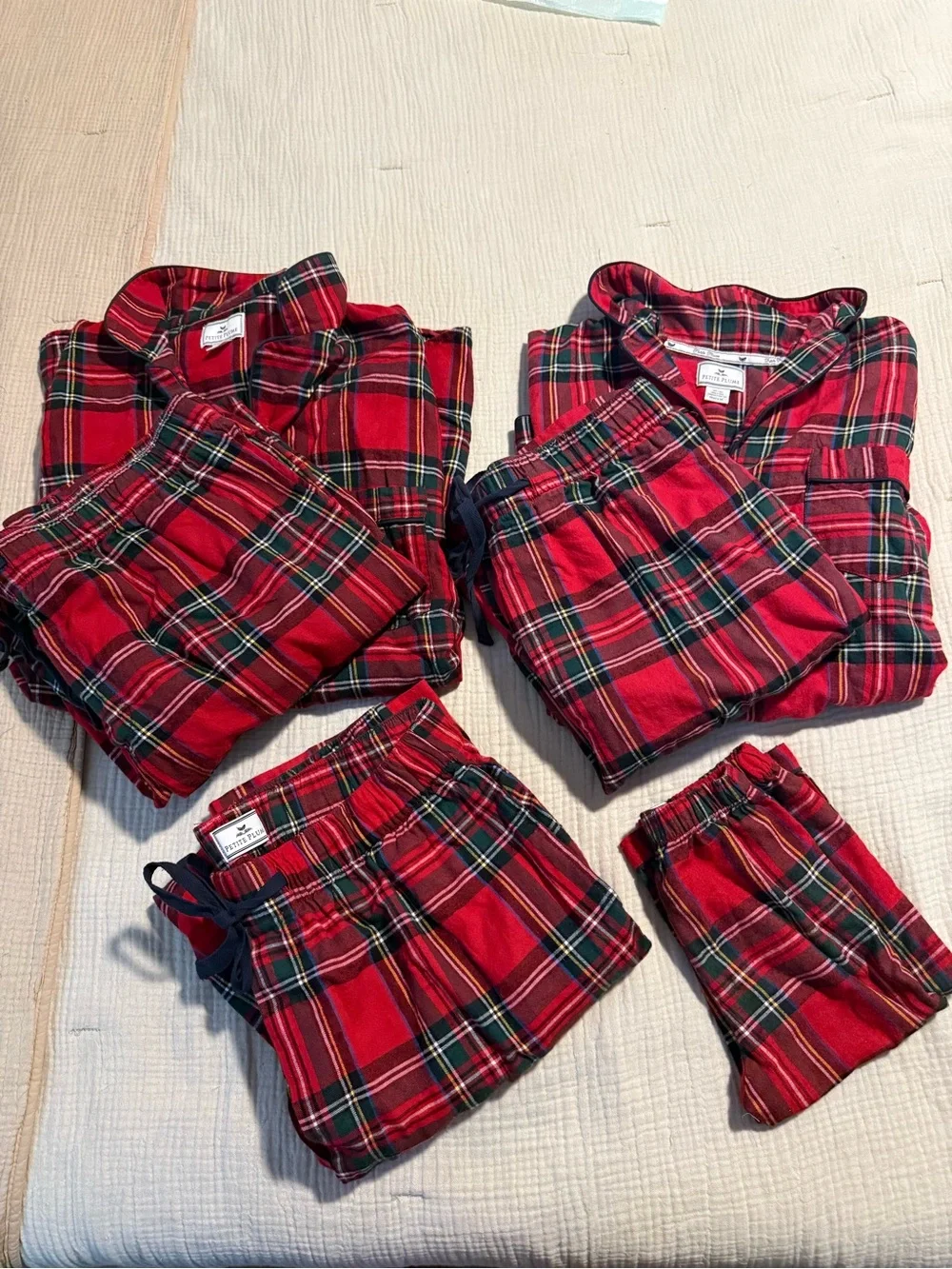 Petite Plume Imperial Tartan Flannel Pajamas. Pants only